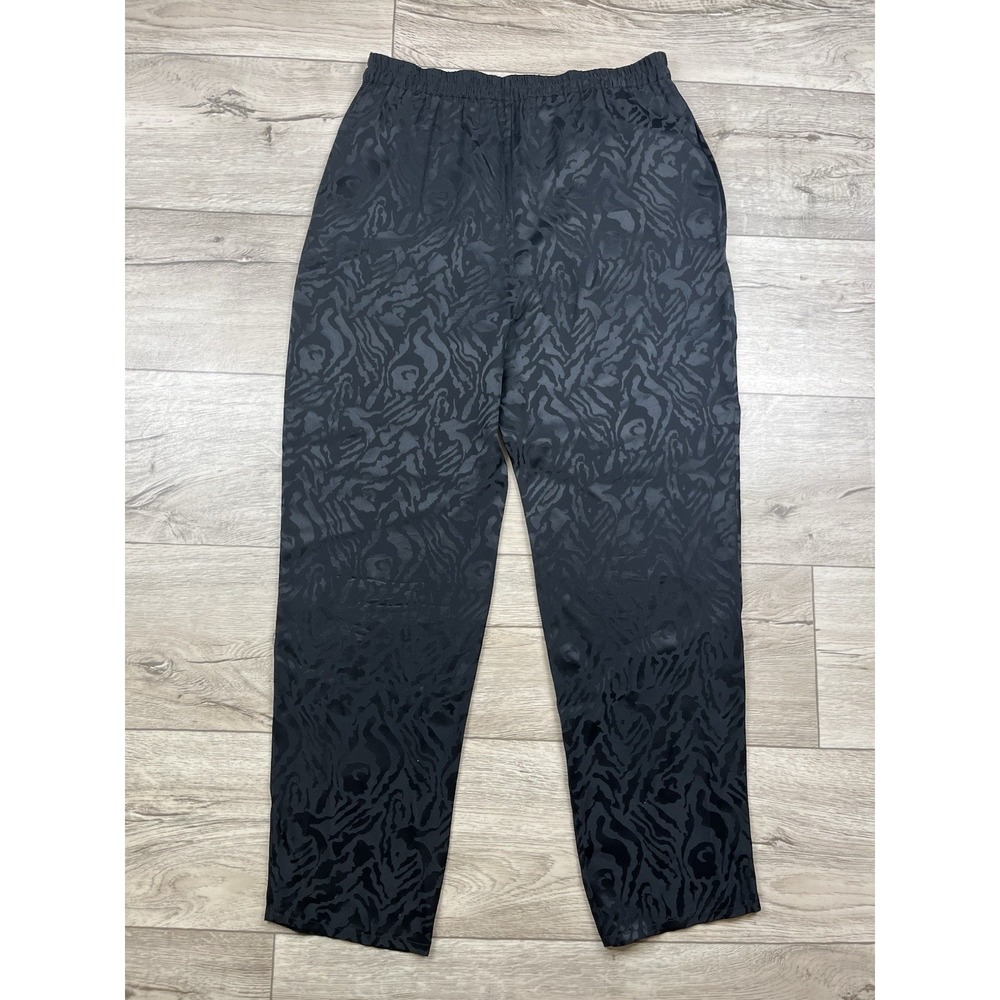 Neiman Marcus Silk Set Shirt Pants Women's Size Small Satin Button Down Vintage - Picture 16 of 16